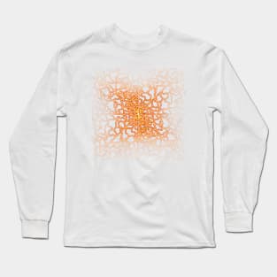 Abstract Lava Pattern Long Sleeve T-Shirt